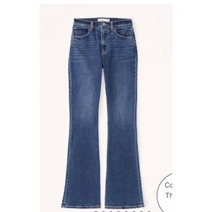 Abercrombie Curve Love Ultra High Rise Flare Jean Never Worn